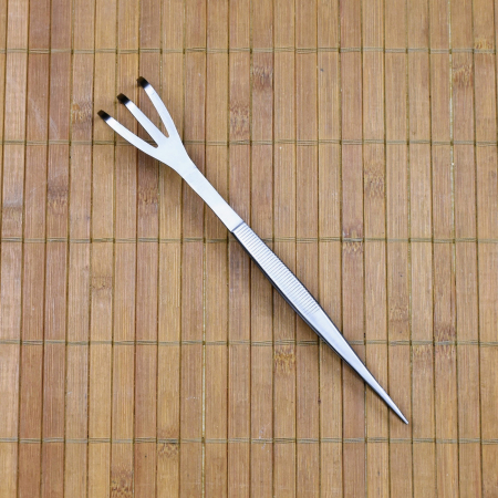 Dingmu Pinzette mit Kralle, 220 mm, Edelstahl